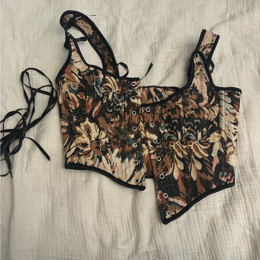 Floral Corset Top